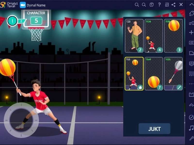 Slum Dunk Whiz Gameplay Screenshot